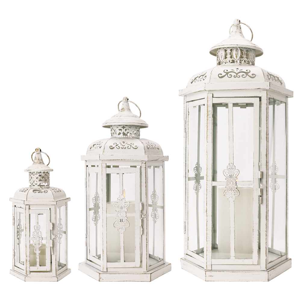 Set of Three Candle Lantern