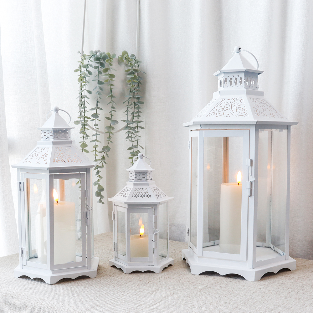 Set of 3 Decorative Candle Lanterns18''&13